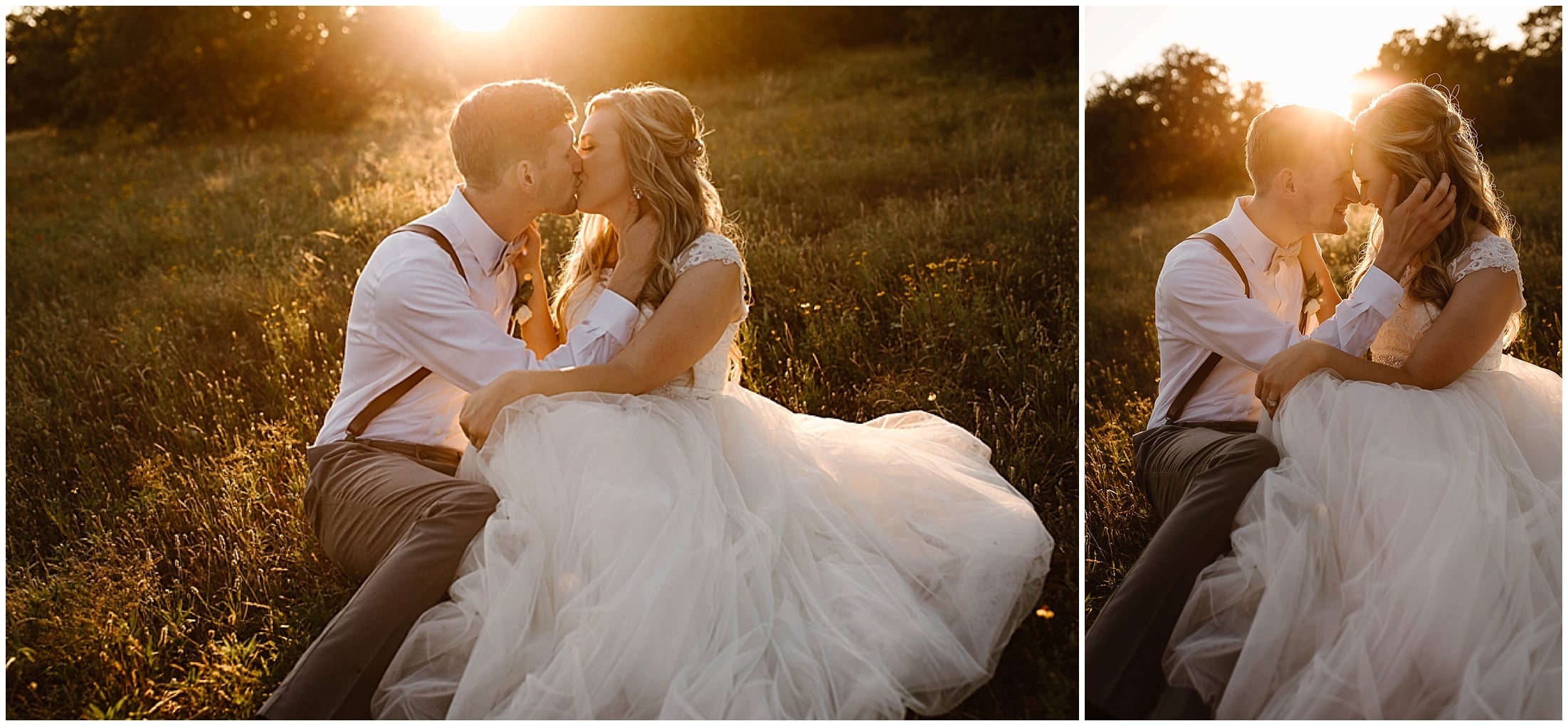 bride and groom intimate photos in texas sunset field, bride and groom sitting in field, Brit Nicole Photography, West Texas Barn Wedding, West Texas Small Wedding, West Texas wedding venue, DJ Platinum, Vera Wang engagement ring, Zales Manly Bands wedding ring, David's Bridal wedding dress, Krazy Cakes brides wedding cake, wedding cupcake, Betsey Johnson wedding high heels, Joy's Downtown Flowers wedding decor, Sparrow Creek Ranch, texas wedding ranch, places to get married in Texas, small intimate wedding, summer wedding, texas sky, bride and groom first look, first look with dad, matching bridesmaids robes, June wedding, junebug weddings, wandering weddings, the knot, best weddings