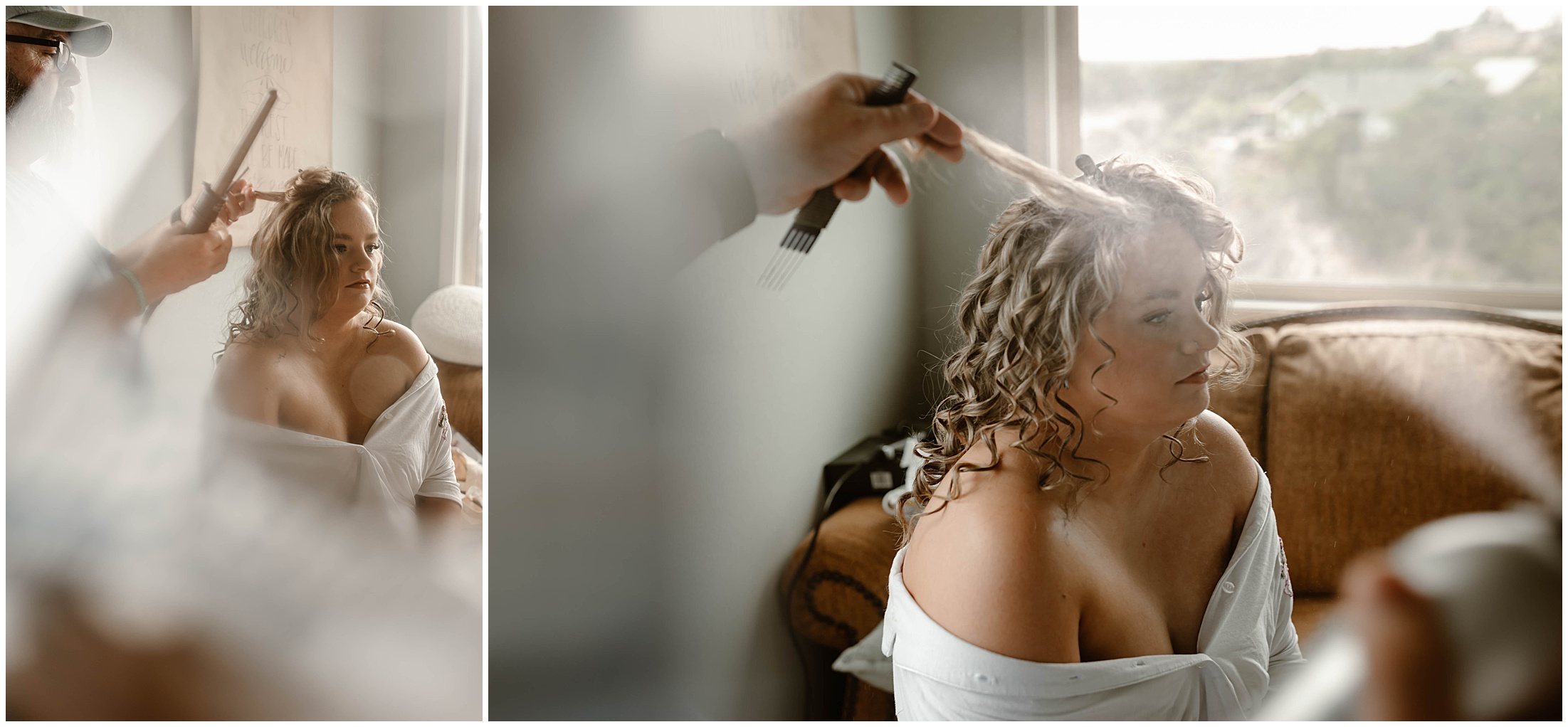 bride getting ready