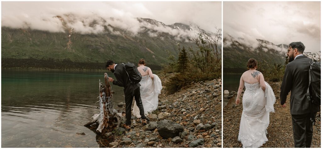 alaska-adventure-elopement-brit-nicole-photography-332-1024x475 Alaska Adventure Elopement at Lake Clark National Park: A Wedding Day Built Around Who They Actually Are