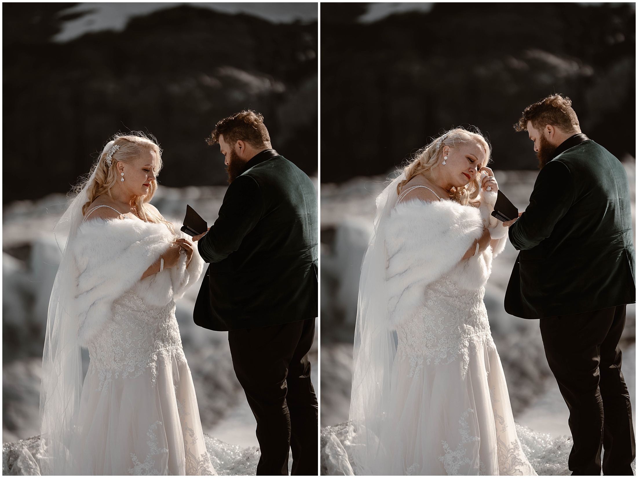Alaska Helicopter Summer Glacier Elopement, Untethered Journeys, Brit Nicole Photography, Texas Adventure Elopements, ice wedding, alaska wedding, alaska elopement, airplane hanger elopement, forest elopement, epic alaska elopements, small intimate weddings in alaska
