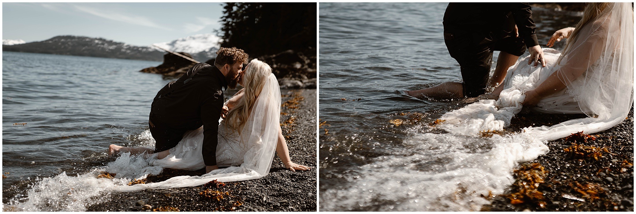 Alaska Helicopter Summer Glacier Elopement, Untethered Journeys, Brit Nicole Photography, Texas Adventure Elopements, ice wedding, alaska wedding, alaska elopement, airplane hanger elopement, forest elopement, epic alaska elopements, small intimate weddings in alaska