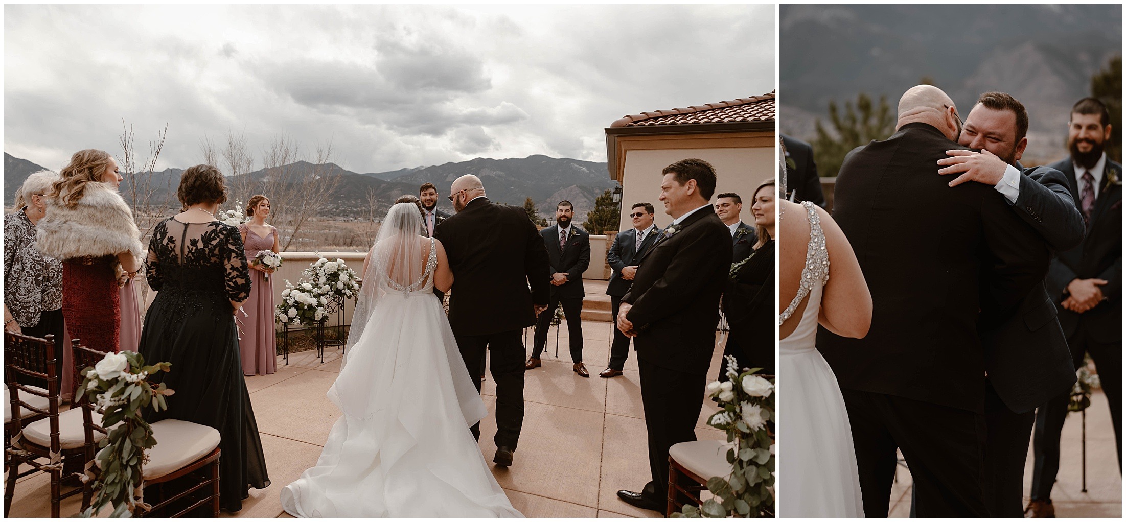 Colorado small outside wedding, brit nicole photography, mountain wedding, mountain elopement, colorado elopement, garden of the gods wedding, colorado elopement photographer, The Pinery at the Hill, Altitude Floral & Design