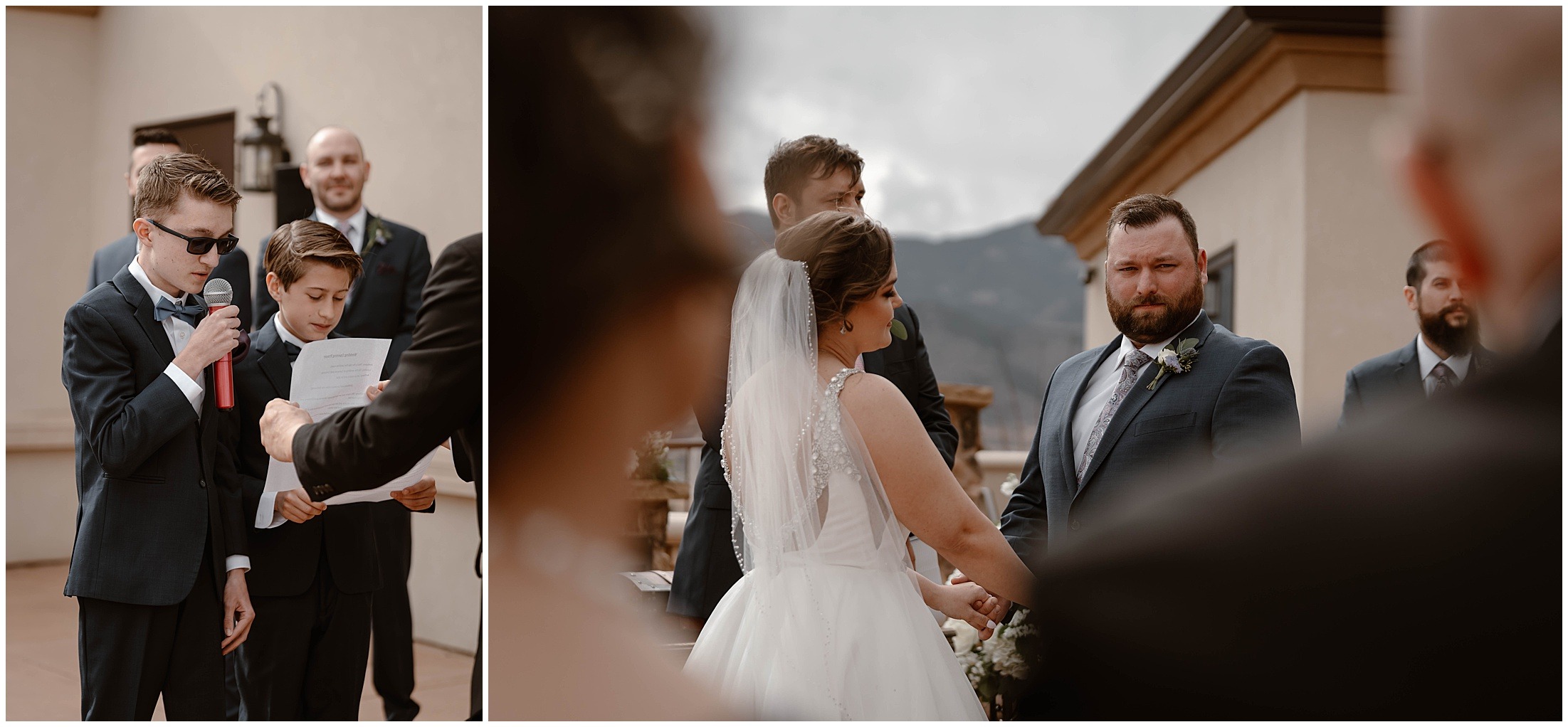 Colorado small outside wedding, brit nicole photography, mountain wedding, mountain elopement, colorado elopement, garden of the gods wedding, colorado elopement photographer, The Pinery at the Hill, Altitude Floral & Design