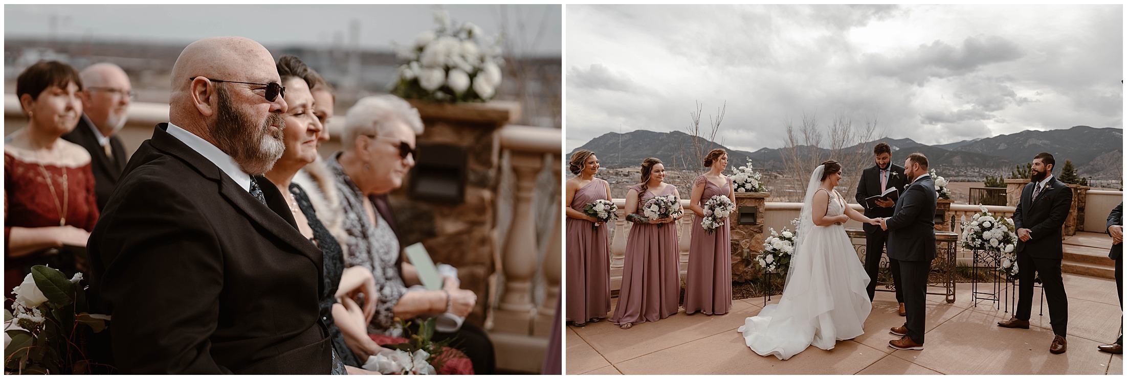 Colorado small outside wedding, brit nicole photography, mountain wedding, mountain elopement, colorado elopement, garden of the gods wedding, colorado elopement photographer, The Pinery at the Hill, Altitude Floral & Design