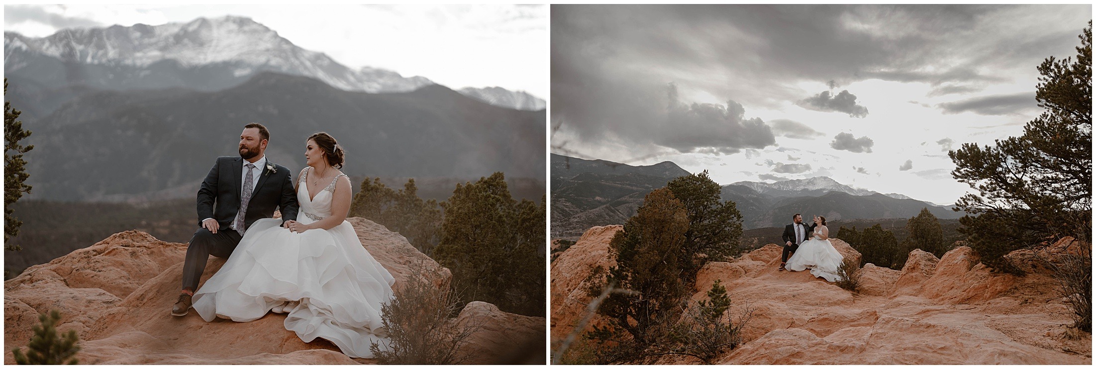 Colorado small outside wedding, brit nicole photography, mountain wedding, mountain elopement, colorado elopement, garden of the gods wedding, colorado elopement photographer, The Pinery at the Hill, Altitude Floral & Design