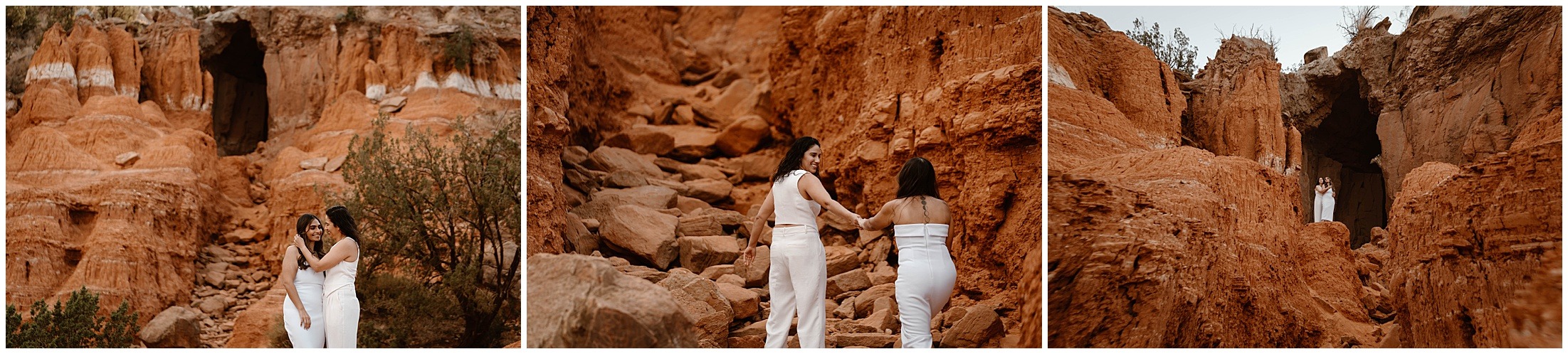 Palo Duro Canyon elopement, Destination elopement in Texas, LGBTQ+ adventure wedding, Eloping in Palo Duro Canyon, Intimate canyon weddings, Adventure elopement photographer, Texas boho elopements, Intentional small weddings, Texas adventure elopements, brit nicole photography