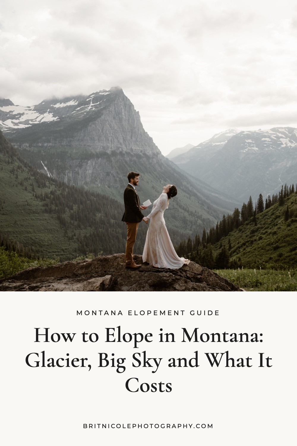 How to Elope in Montana: Glacier, Big Sky and What It Costs | Brit Nicole Photography